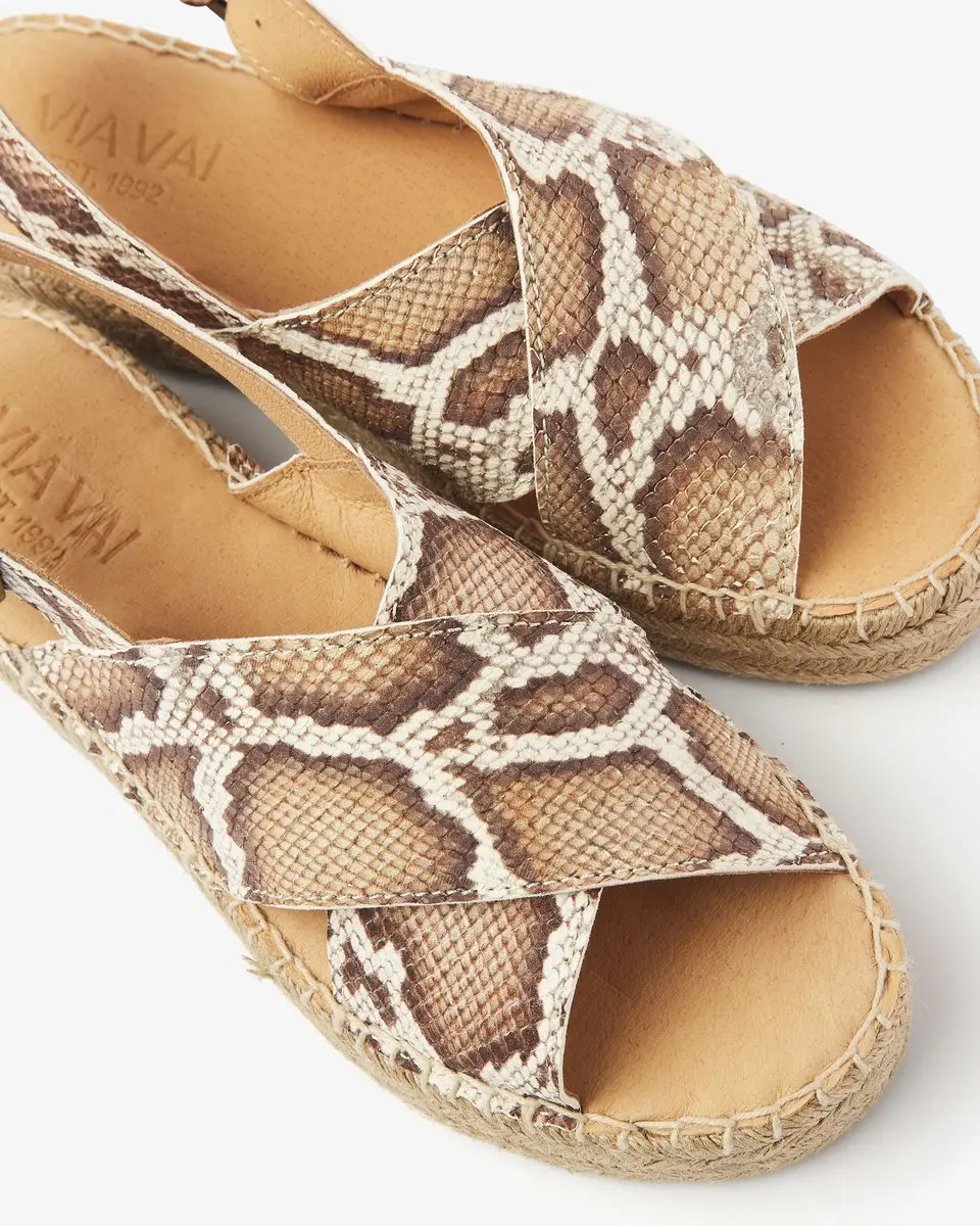 VIA VAI Mondi Isabella Espadrilles - Cognac - 39 - afbeelding 5 van 5