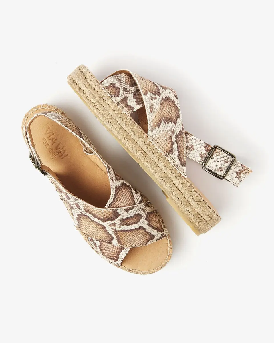 VIA VAI Mondi Isabella Espadrilles - Cognac - 39 - afbeelding 3 van 5