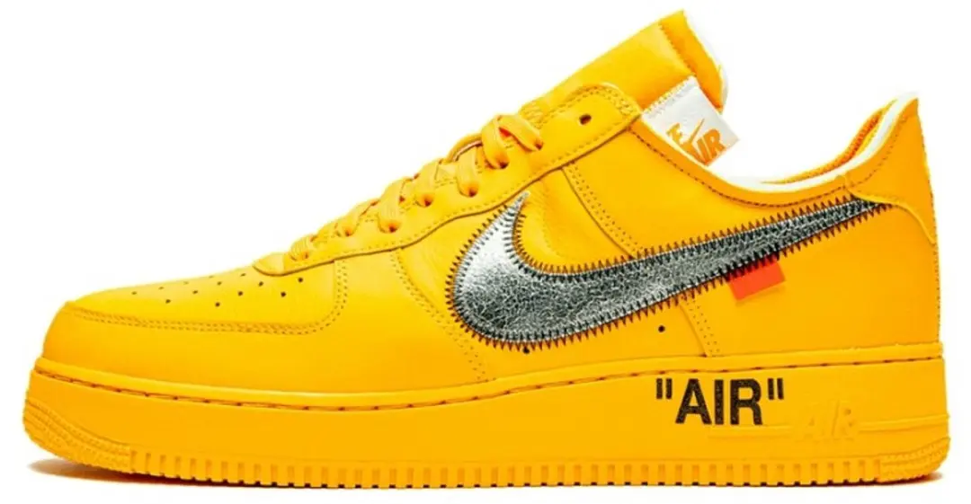 Nike Air Force 1 Low Off-White ICA University Gold
