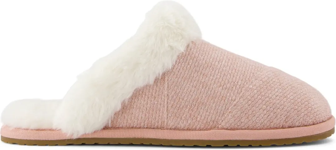 Toms Valerie 10021352 Vintage Pink Sparkle Knit