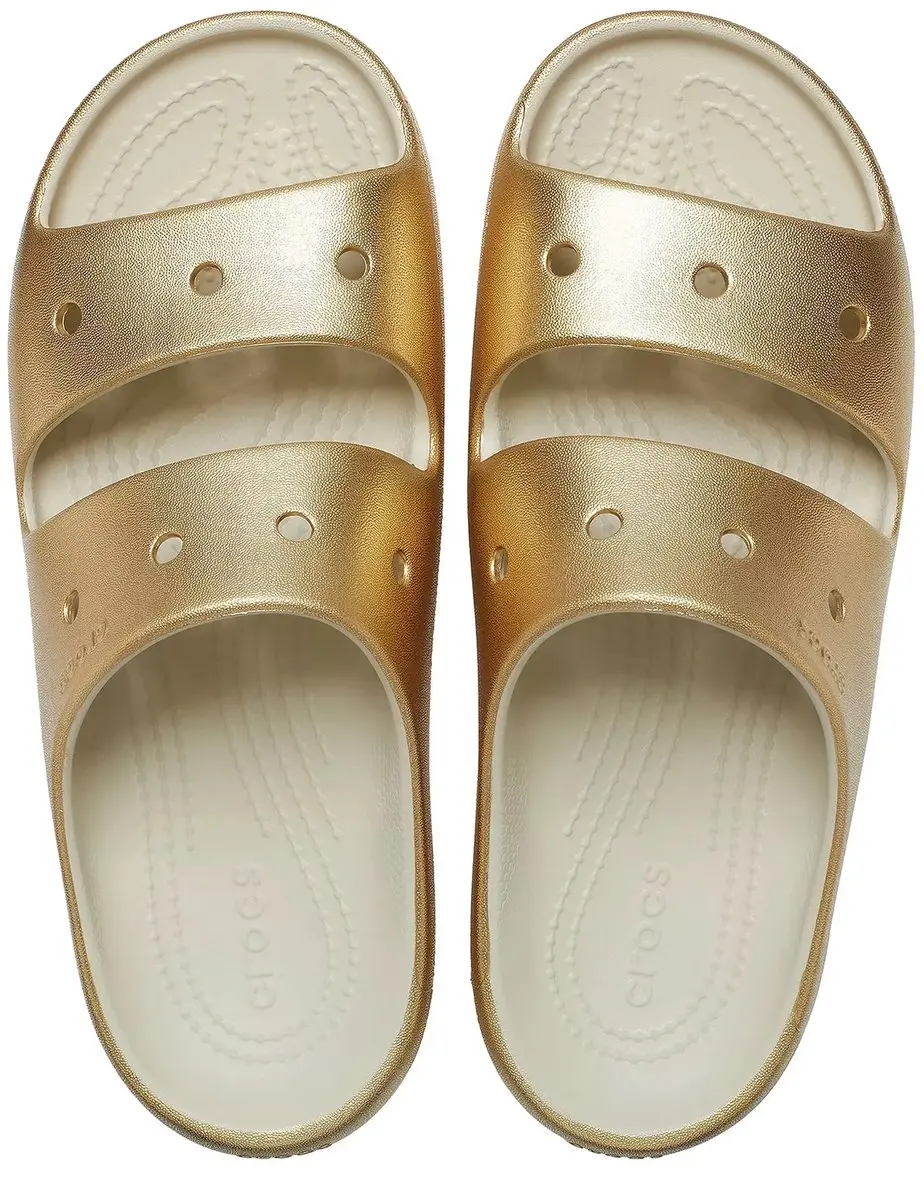 Crocs Classic Metallic Sandalen v2 Goud Maat 39/40 US M7/W9