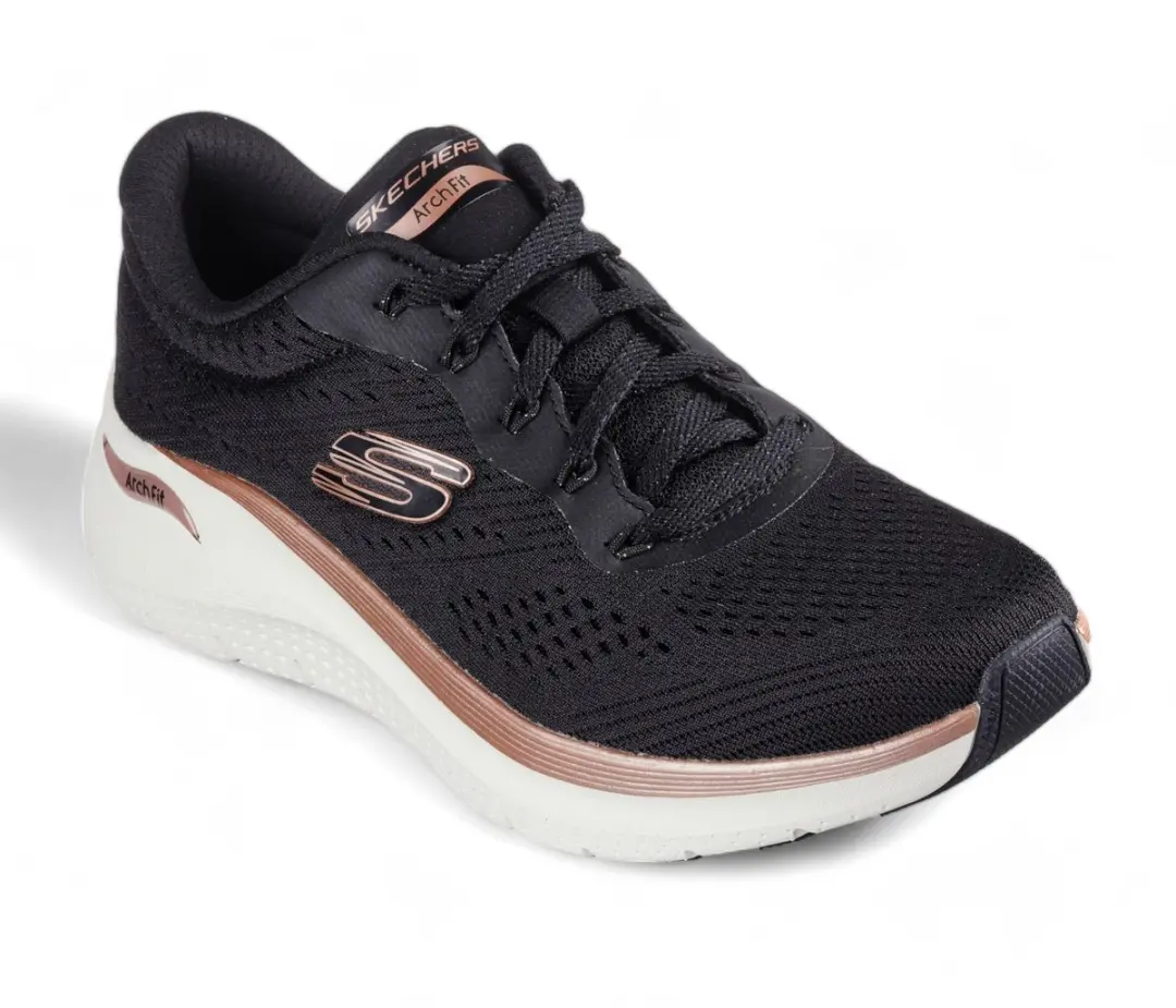 Skechers Arch Fit 2.0 Glow The Distance Schoenen - 36 - Zwart