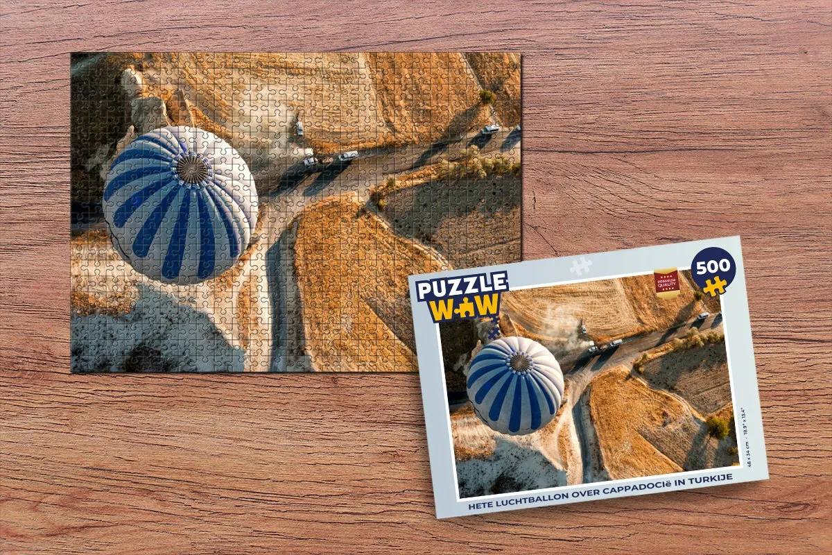 PuzzleWow Cappadocië Legpuzzel 500 Stuks - Multicolor