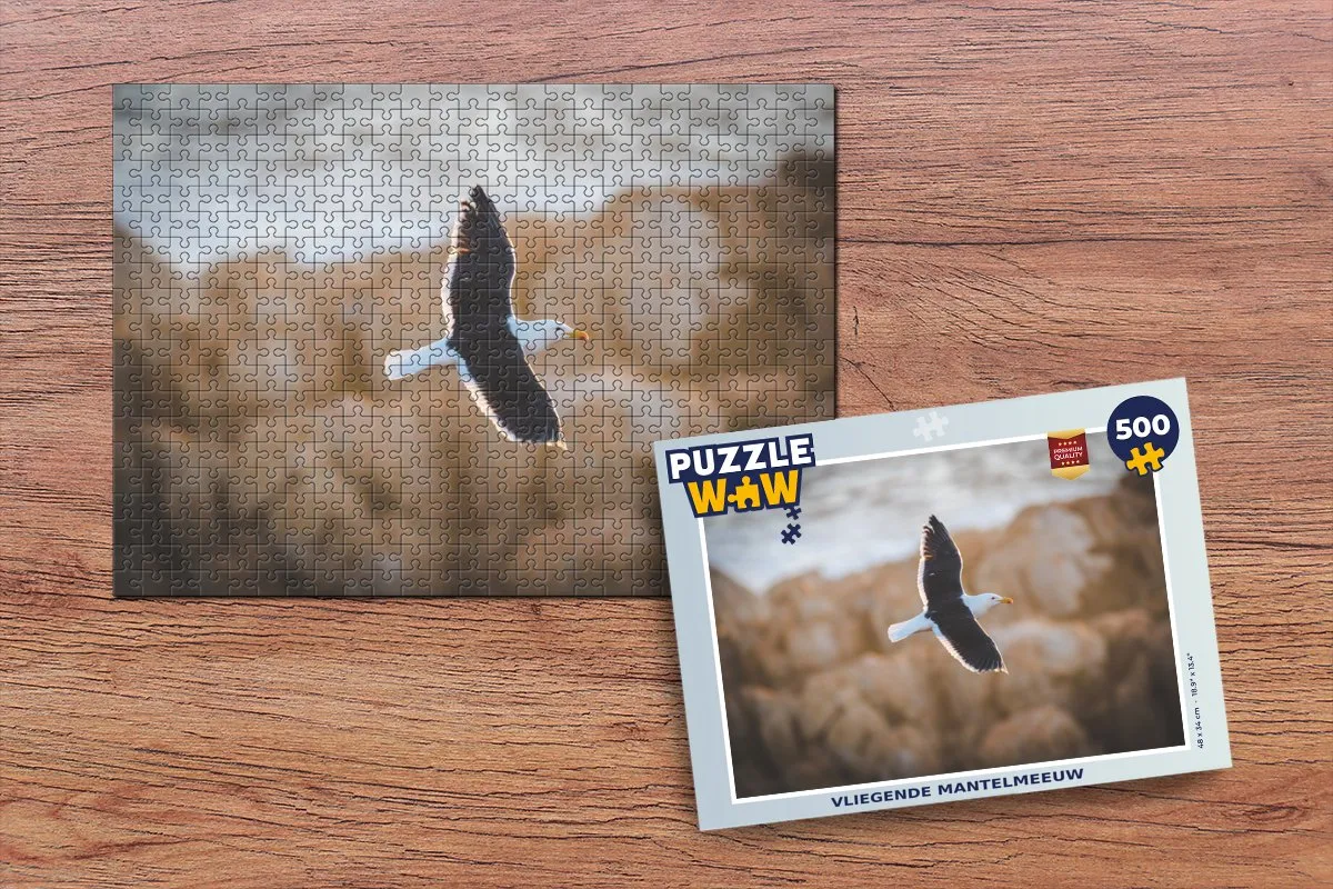 PuzzleWow Vogel Lucht Legpuzzel 500 Stuks - Multicolor