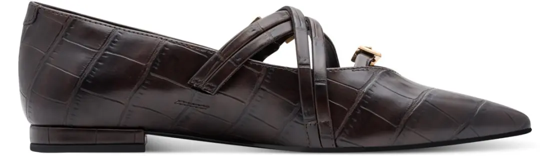 Tamaris Ballerina Strap Dames - Bruin - Maat 37