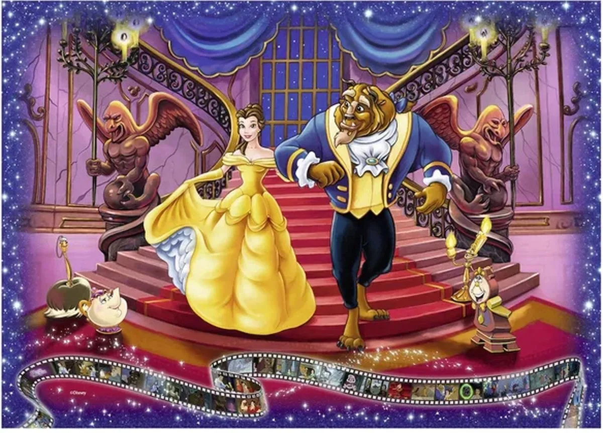 Ravensburger Disney Beauty and the Beast Legpuzzel 1000 Stuks - afbeelding 6 van 6