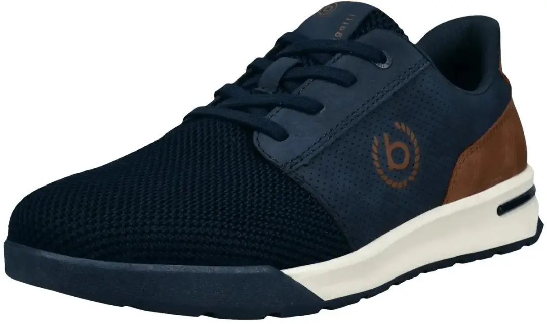 Bugatti 321-AWP02 Baskets - 42 - Dark Blue/Cognac