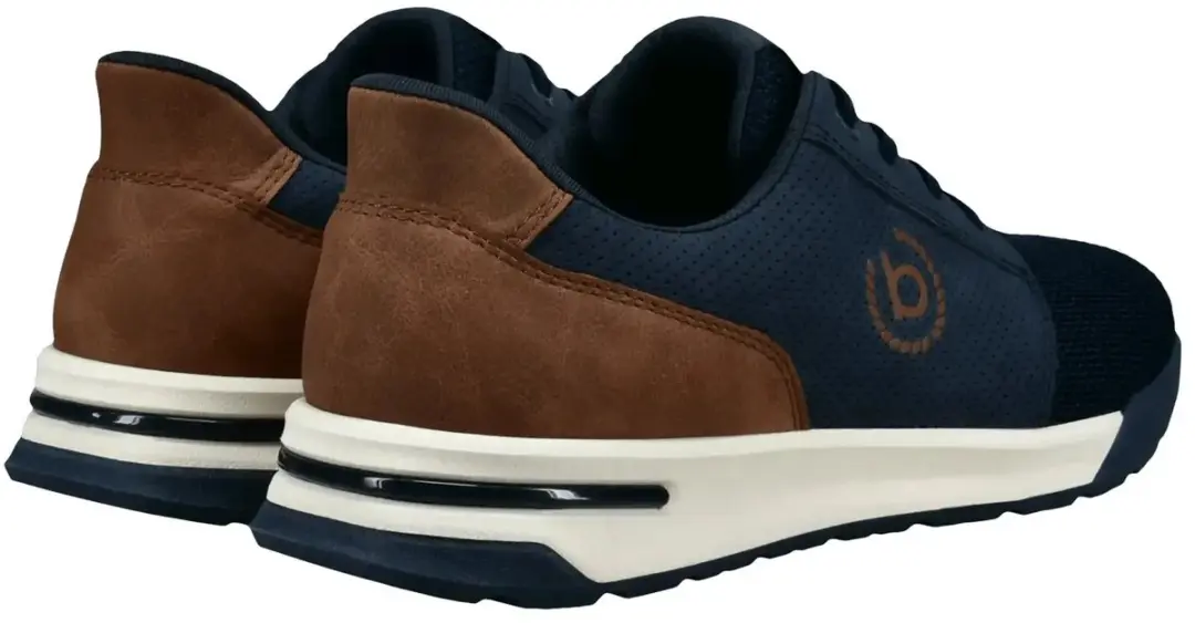 Bugatti 321-AWP02 Baskets - 42 - Dark Blue/Cognac