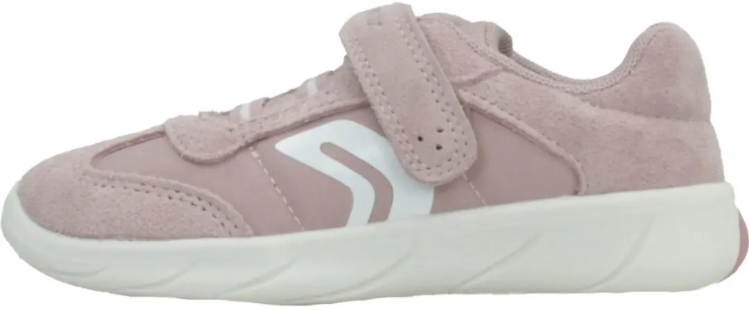 GEOX Foot-Run B661JA Leren Sneakers - 26 - Oudroze/Wit