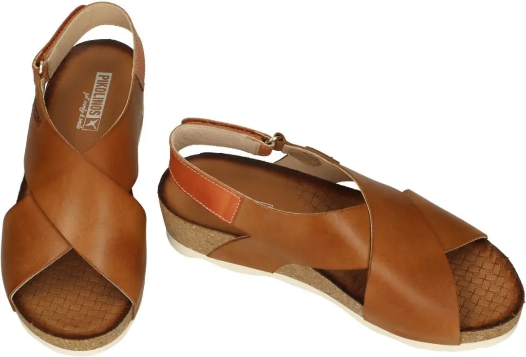 Pikolinos Mahon Dames Sandalen 41 - Cognac/Caramel