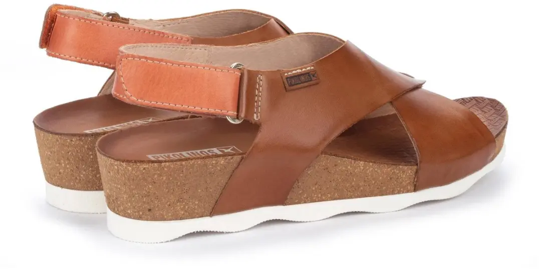 Pikolinos Mahon Dames Sandalen 41 - Cognac/Caramel