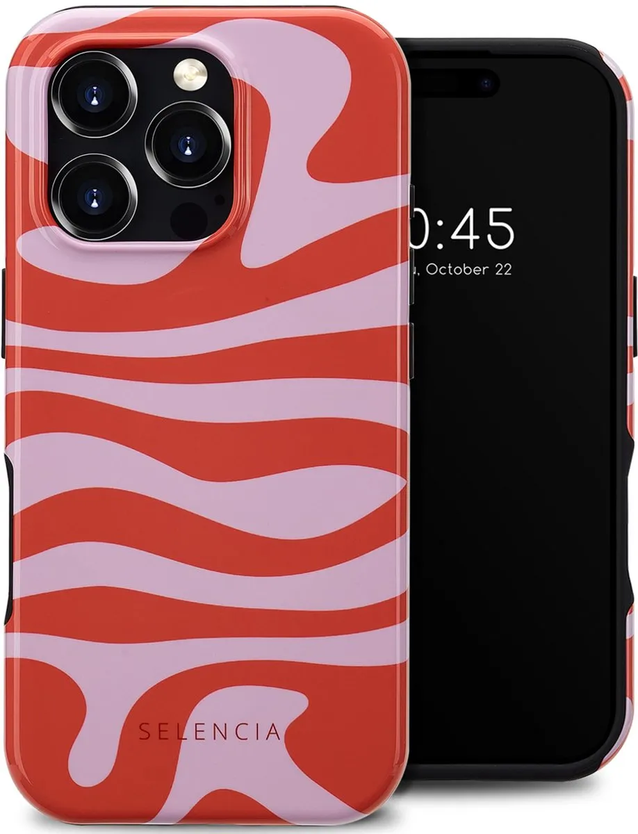 Selencia Hoesje iPhone 16 Pro Dream Swirl Pink - MagSafe