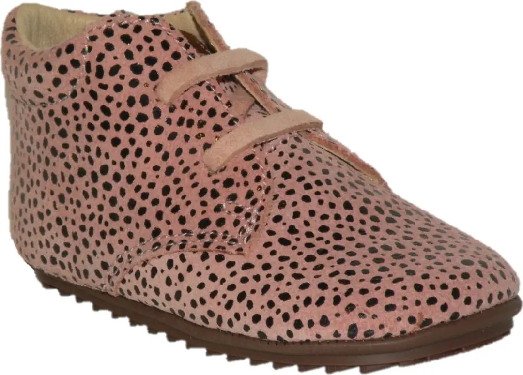 Shoesme Meisjes Veterschoenen Rosa Leer - Maat 22 - afbeelding 2 van 6