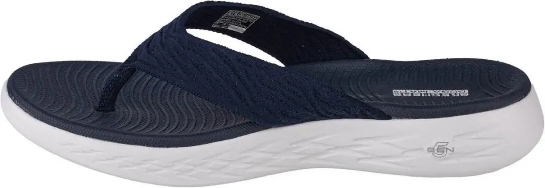 Skechers On The Go 600 Sunny Teenslipper 36 - Marineblauw