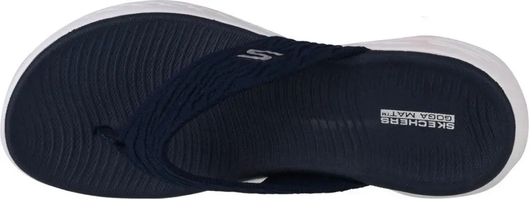 Skechers On The Go 600 Sunny Teenslipper 36 - Marineblauw