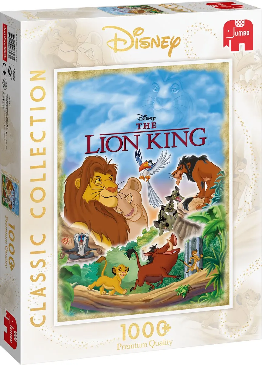 Jumbo Disney Classic Collection Lion King Legpuzzel 1000 Stuks