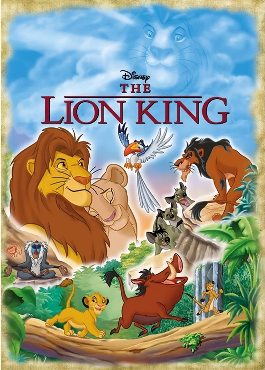Jumbo Disney Classic Collection Lion King Legpuzzel 1000 Stuks - Meerkleurig - afbeelding 2 van 5