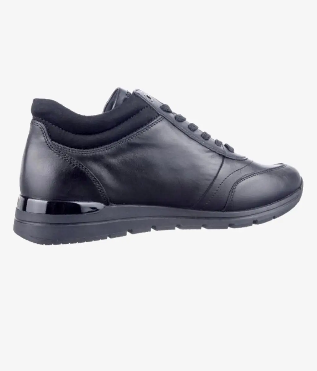 Remonte R6775-00 maat 37 zwarte halfhoge schoenen rits en veters