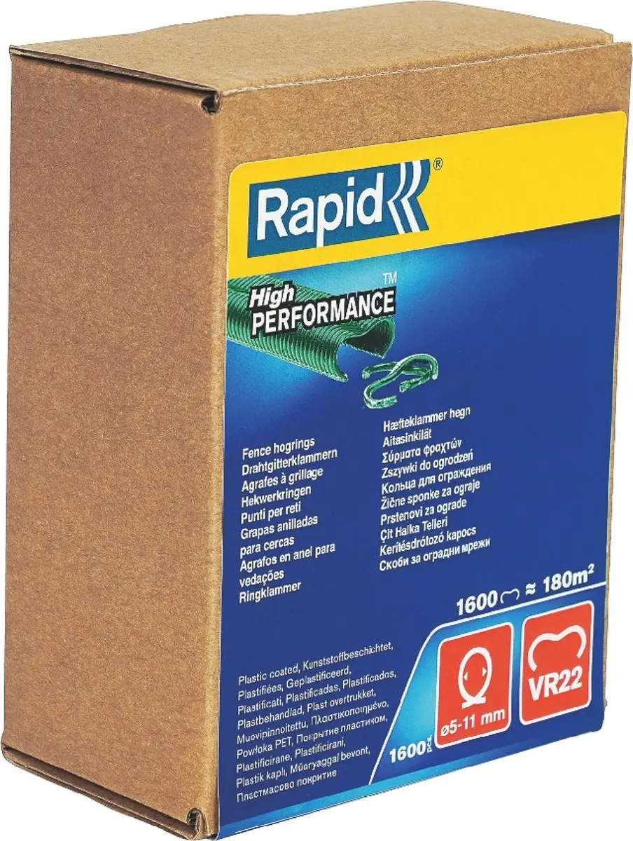 Rapid 1600 Nietjes VR22 - 1600 Stuks - Groen - afbeelding 5 van 6