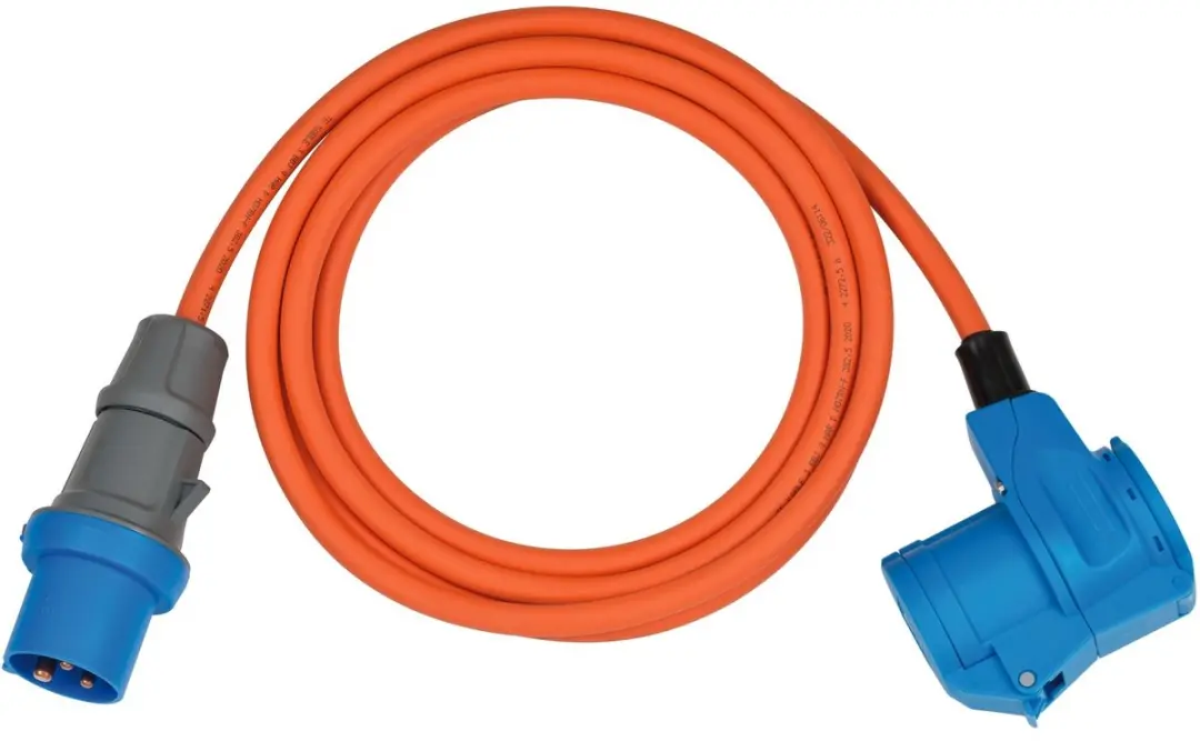 Brennenstuhl CEE verlengsnoer IP44 voor Camping/Maritime 3m oranje H07RN-F 3G2,5