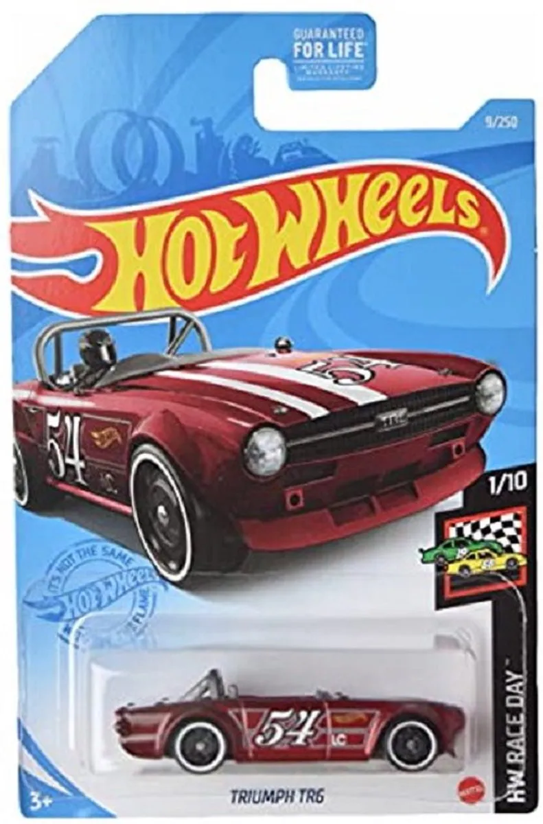 Hot Wheels Triumph TR6 Die Cast Model 7cm - Divers