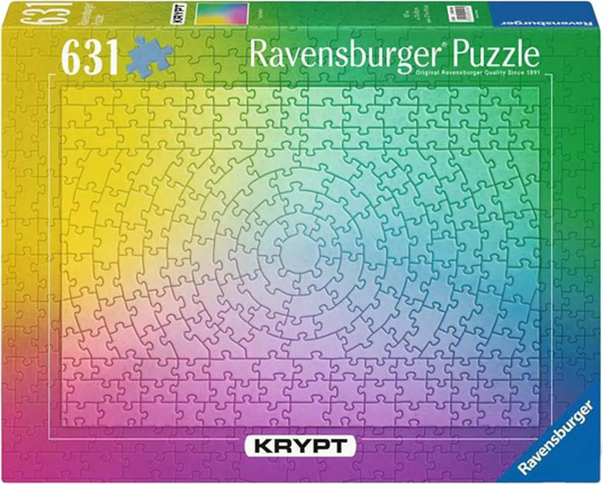Ravensburger Kryp Gradient Legpuzzel 631 Stuks - Multicolor