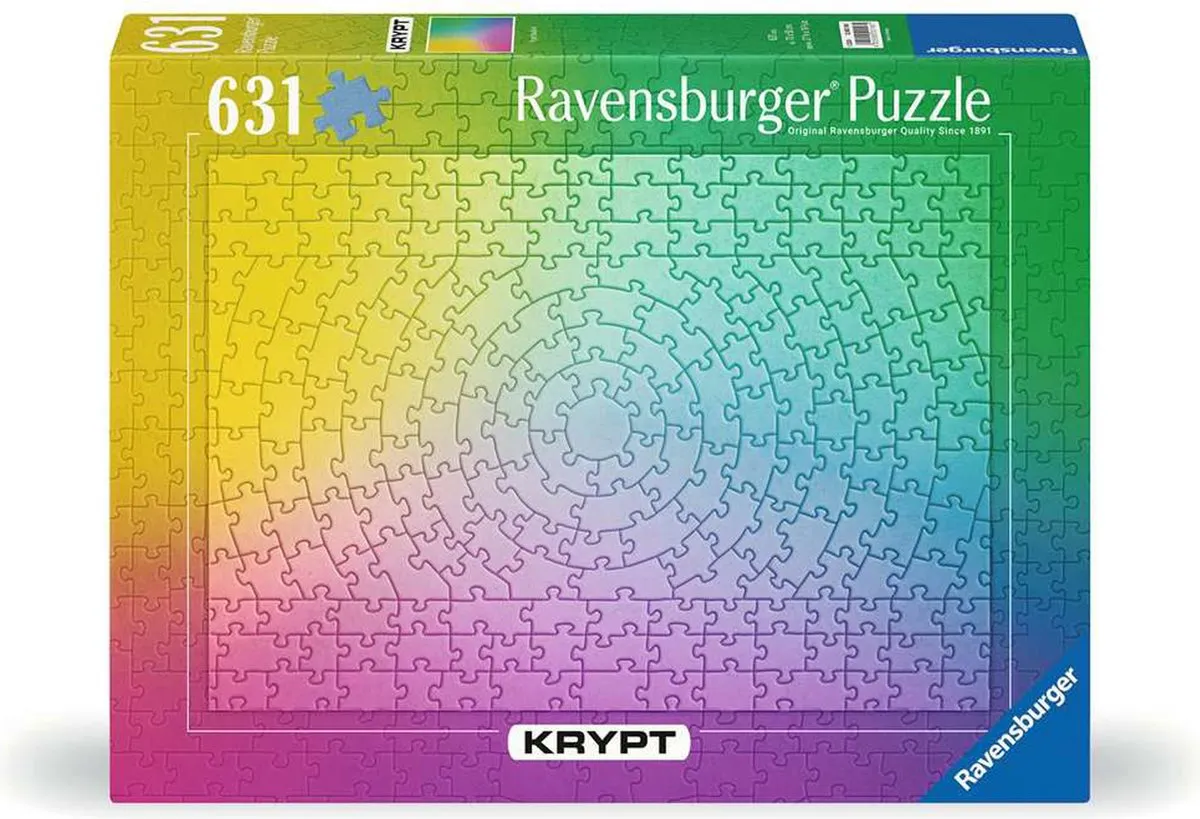 Ravensburger Kryp Gradient Legpuzzel 631 Stuks - Multicolor