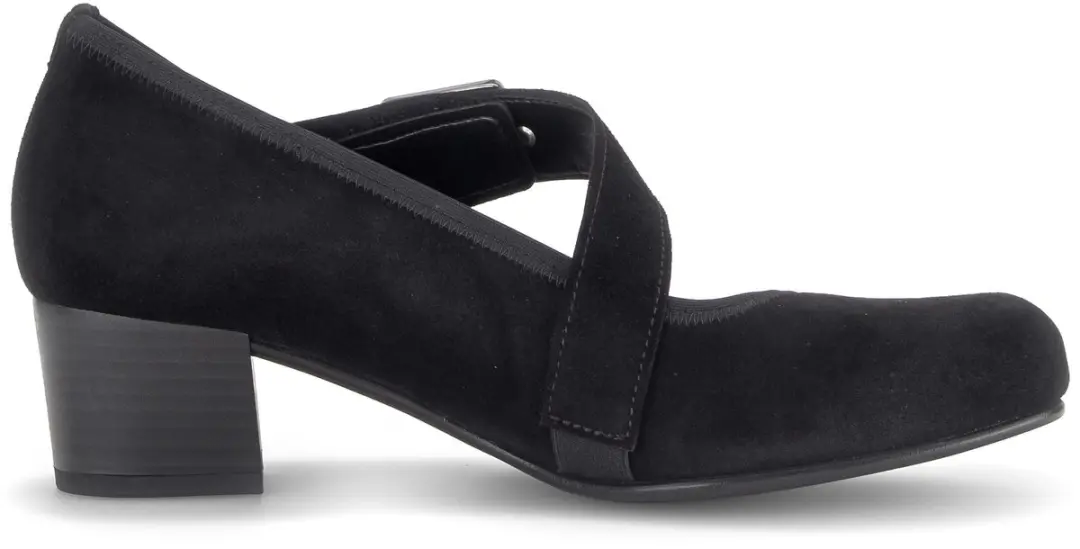 Gabor art. 3013.01.001 pump zwart nubuck dames H leest maat 6 / 39