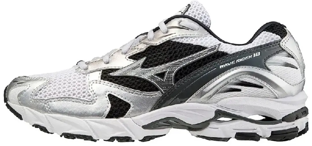 Mizuno Wave Rider 10 S Schoenen Wit EU 38 1/2