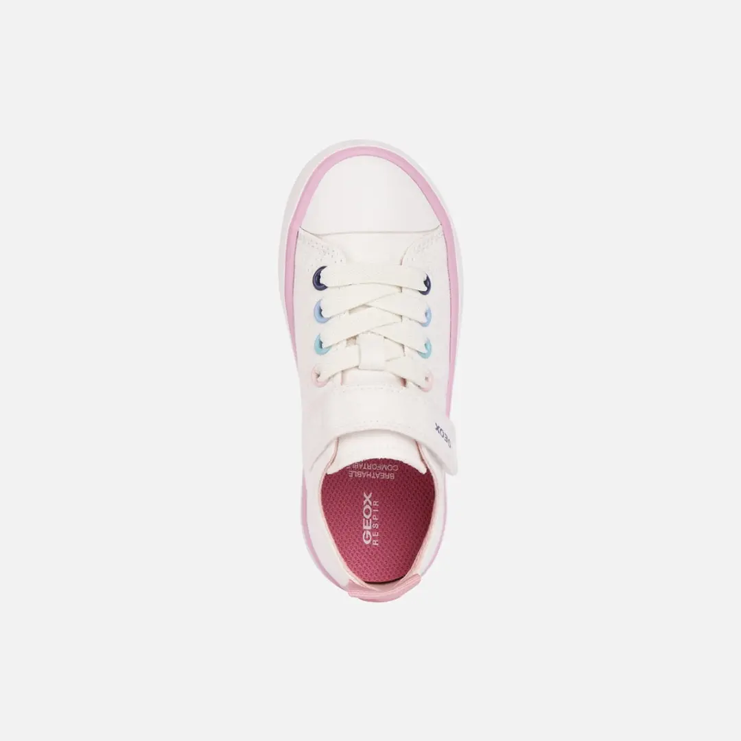 GEOX Gisli Meisjes Sneakers - Wit 37