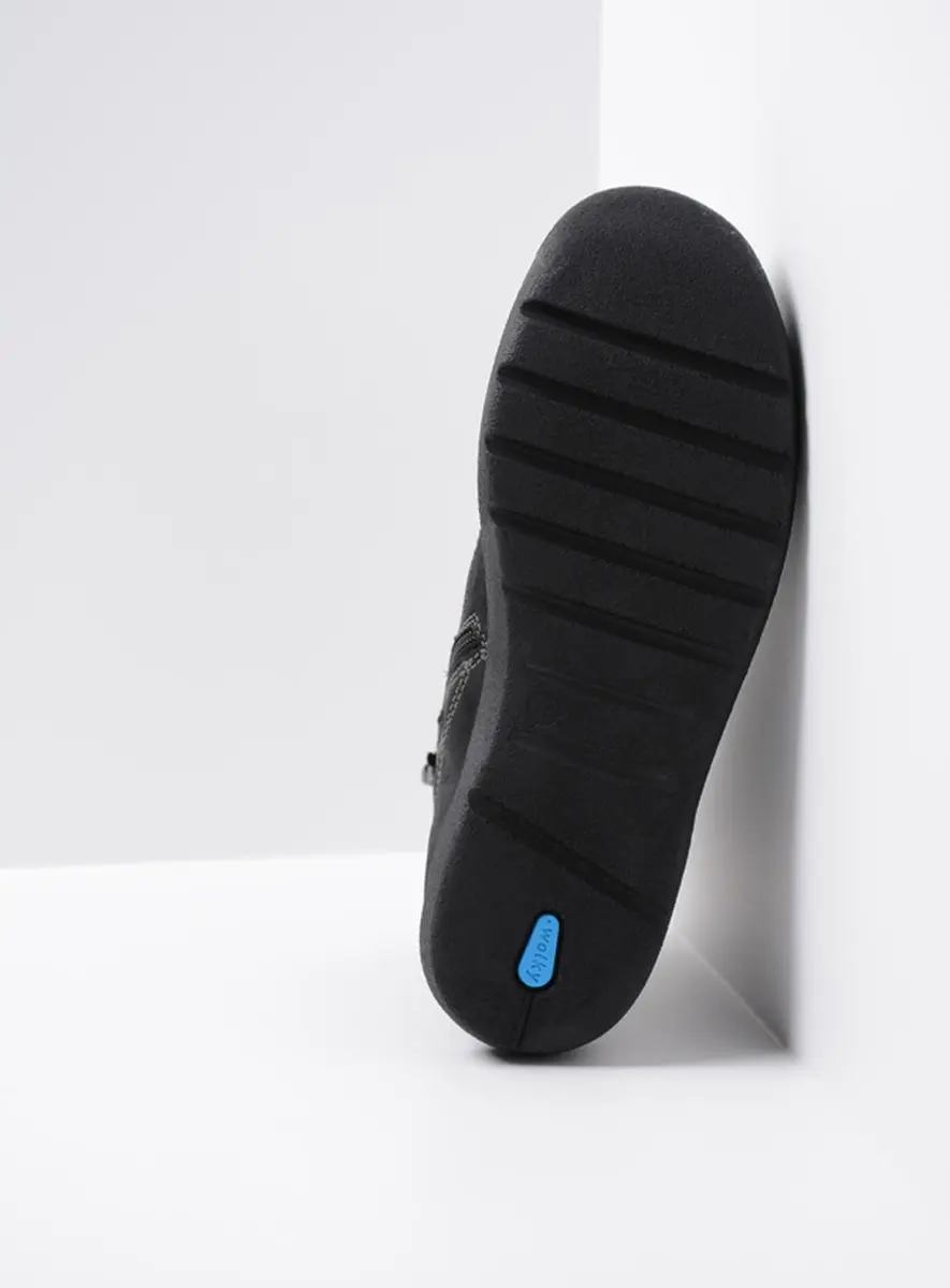Wolky Whynot HV Hoge Veterschoenen - Zwart Nubuck - afbeelding 6 van 6