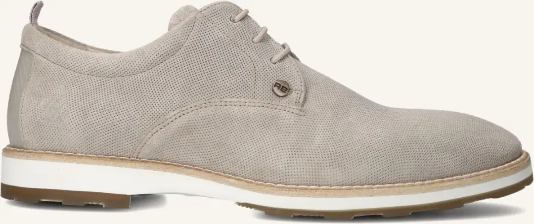 Rehab Pozato Weave Heren Veterschoenen Beige - Maat 45 - afbeelding 6 van 6