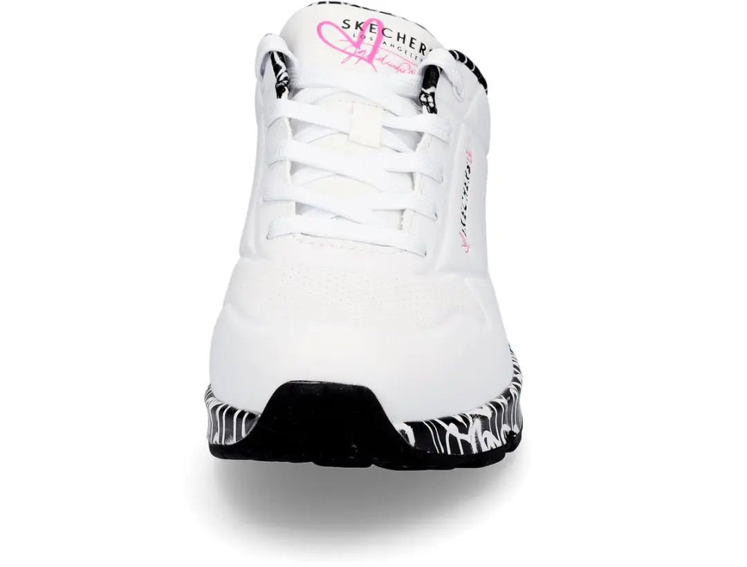 Skechers Uno Loving Love Dames Sneakers - Wit