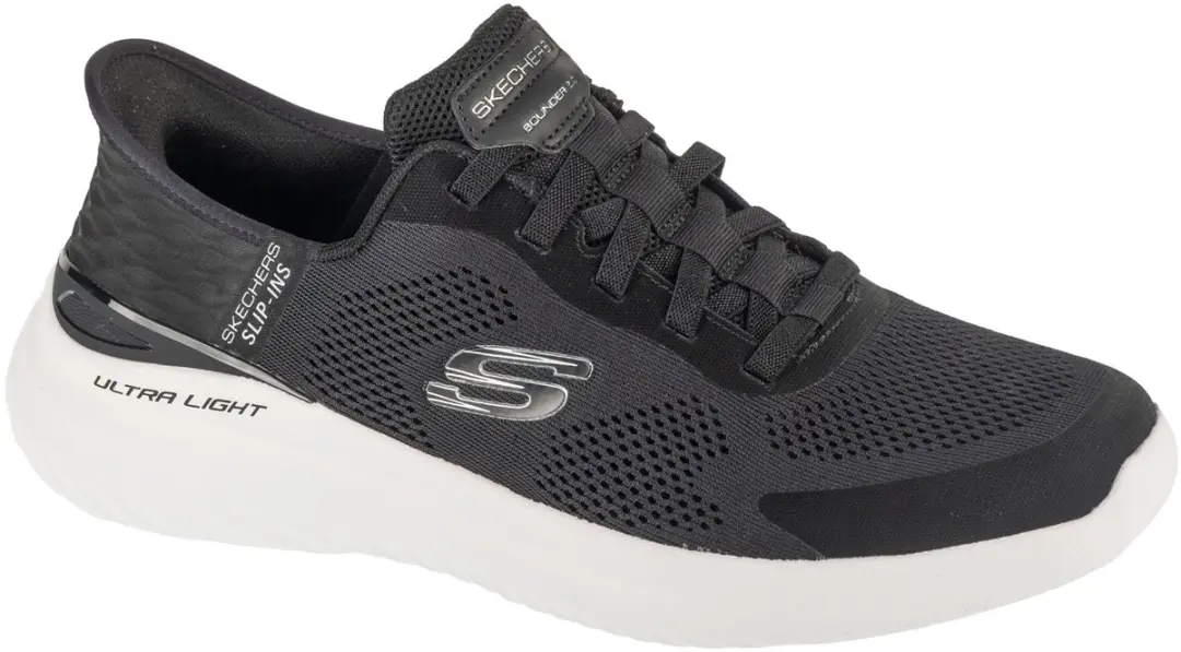 Skechers Instapper Hands-Free Slip-Ins Bounder 2.0 Emerged 232459/BKW Zwart Mach