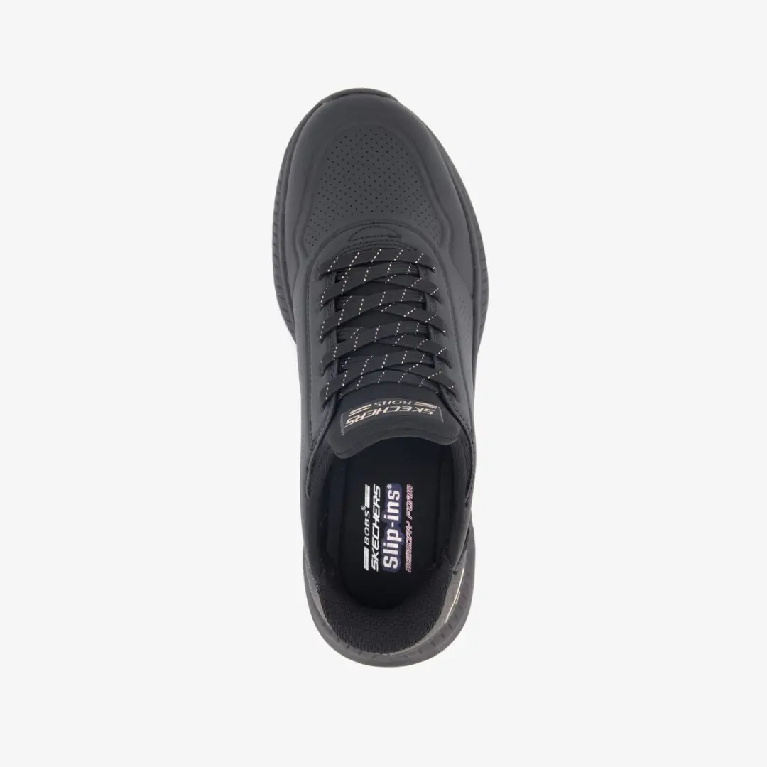 Skechers BOBS Squad 4 Slip-ins Dames Sneakers - Zwart