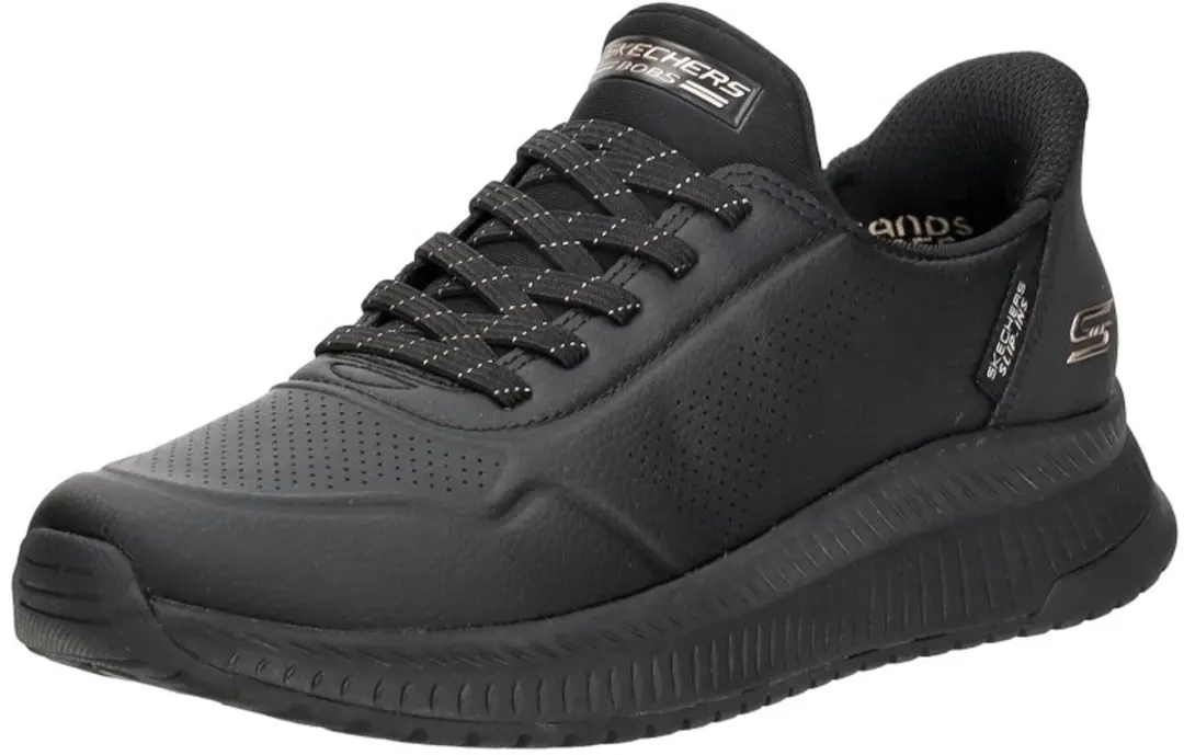 Skechers BOBS Squad 4 Slip-ins Dames Sneakers - Zwart