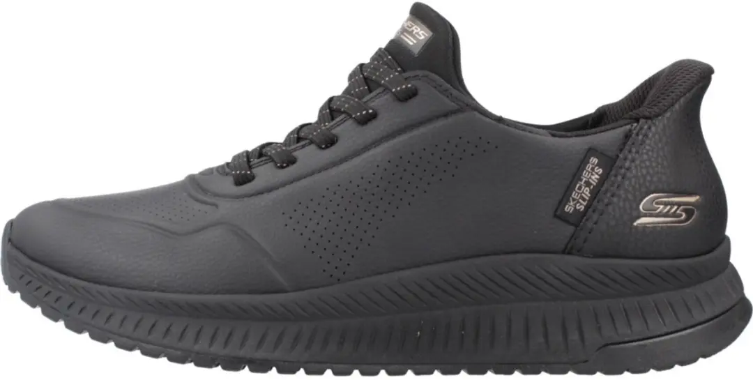 Skechers BOBS Squad 4 Slip-ins Dames Sneakers - Zwart