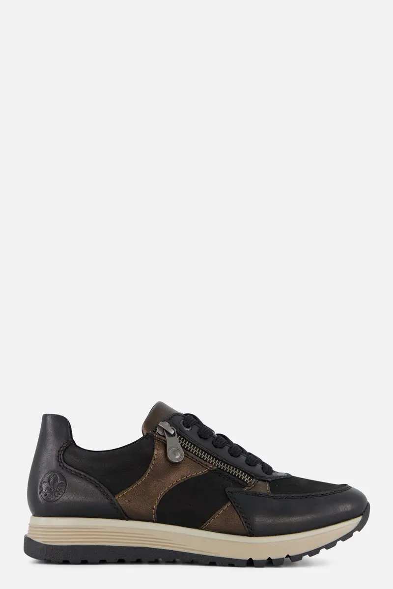 Rieker Sneakers zwart Synthetisch