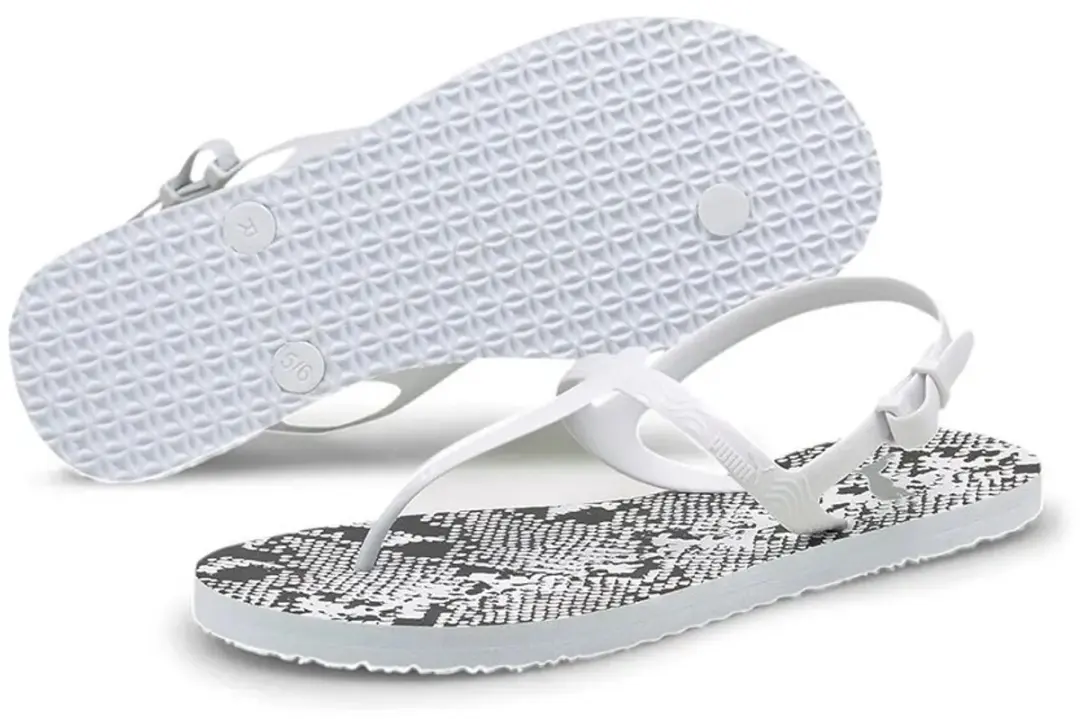 Puma Cozy Untamed Sandalen Wit EU 38 Vrouw