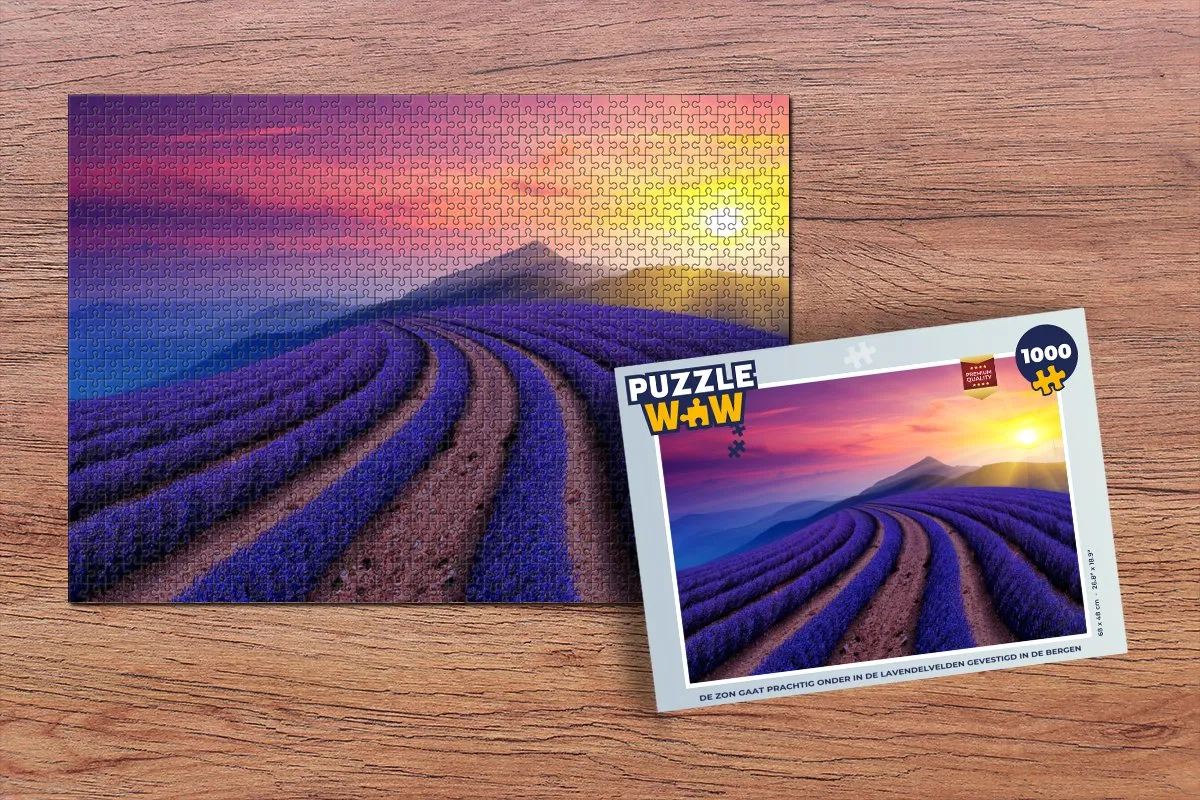 PuzzleWow Legpuzzel 1000 Stuks - Multicolor