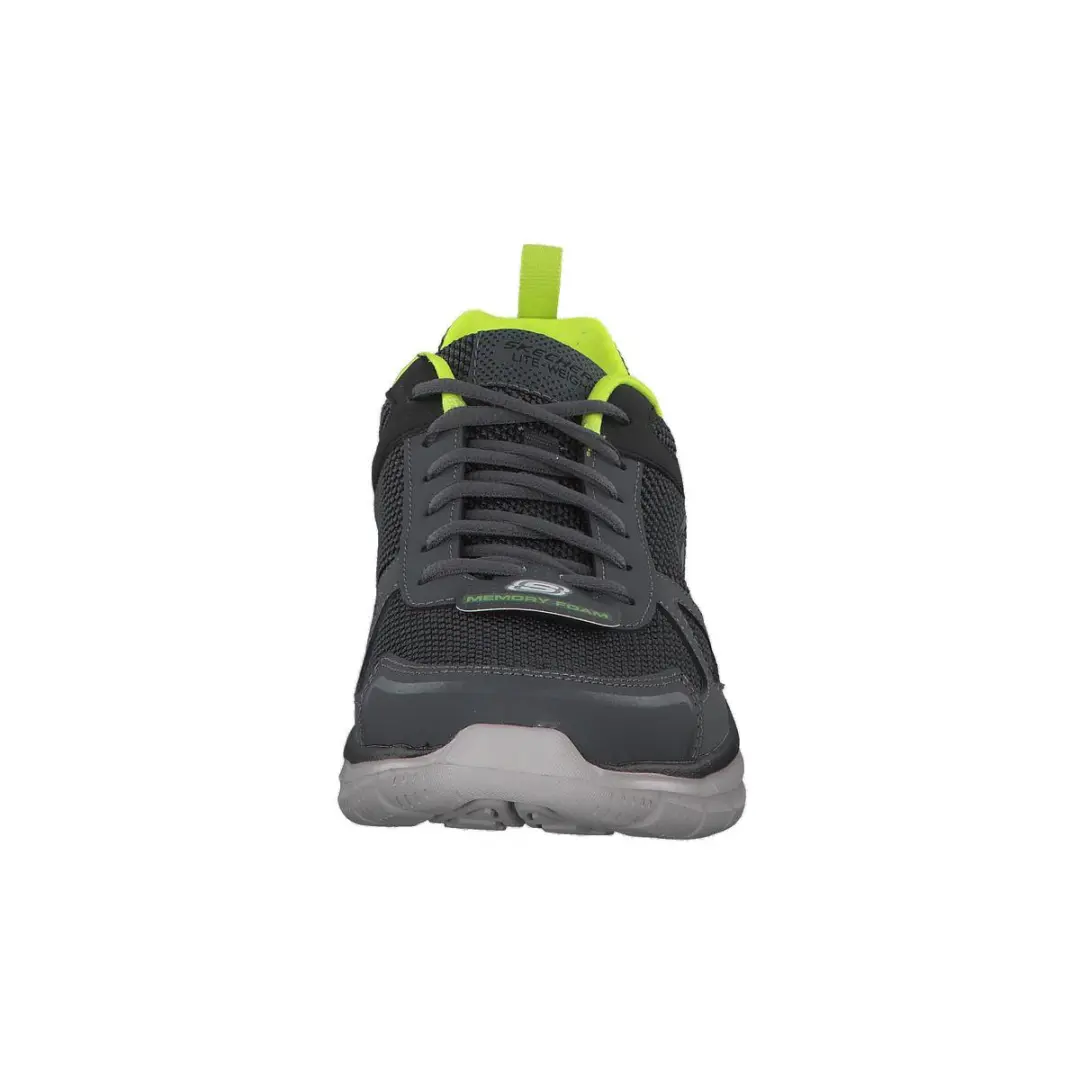 Skechers Bucolo Lage Sneakers 52630-CCLM - 42 - Zwart-Grijs