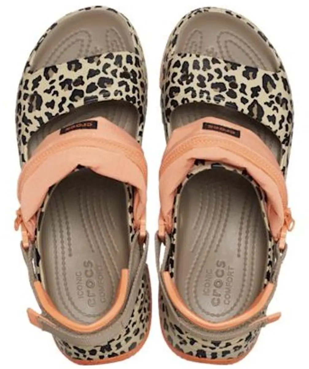 Crocs Hiker Xscape Animal Sandalen Khaki/Leopard Maat 36/37 US M4/W6