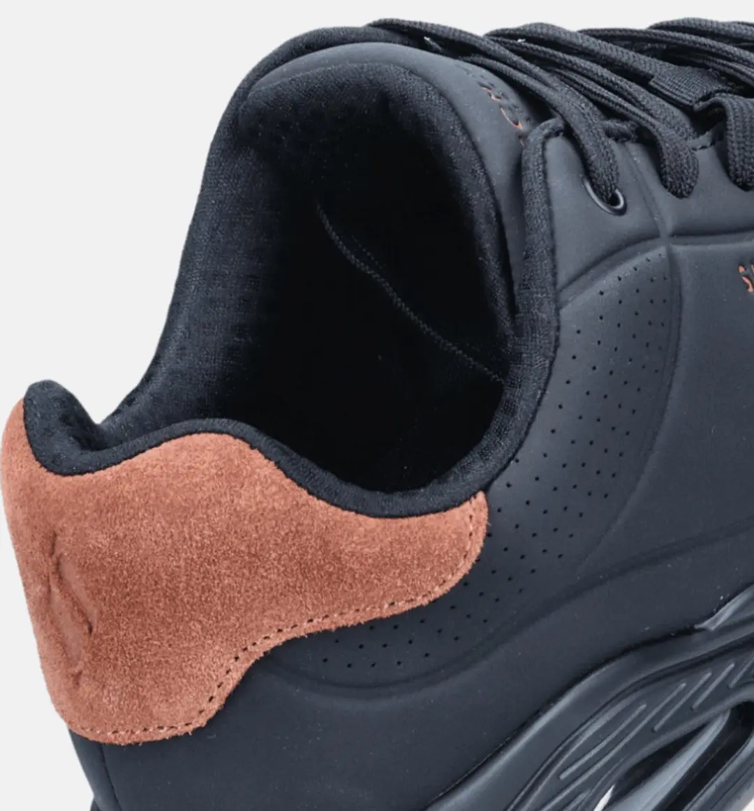 Skechers Uno Suited On Air Heren Sneakers - Zwart