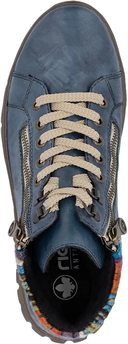 Odeon hoge leren sneakers