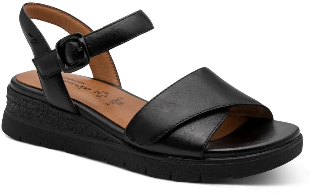 Tamaris WIDE FIT Dames Sandaaltje 8-88736-46 007 H-breedte Maat: 40 EU