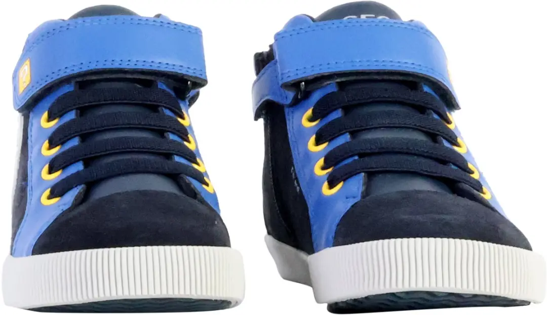 GEOX Kilwi Suede Synth Lea Hoge Leren Sneakers