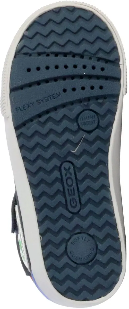 GEOX Kilwi Suede Synth Lea Hoge Leren Sneakers - 22 - Blauw - afbeelding 5 van 6