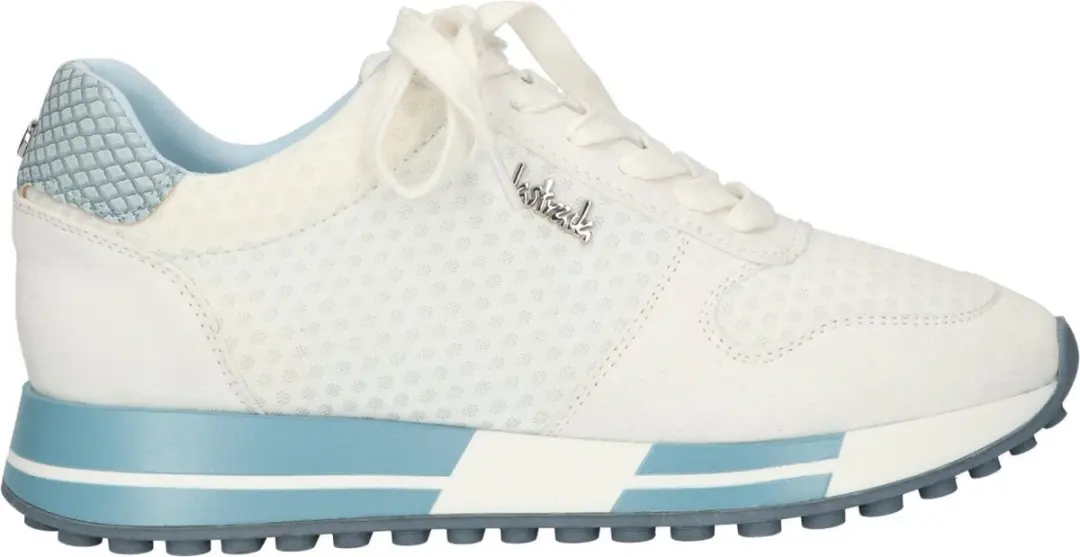 La Strada Dames Sneaker 2101457-2204 white micro/mesh/snake Maat 40