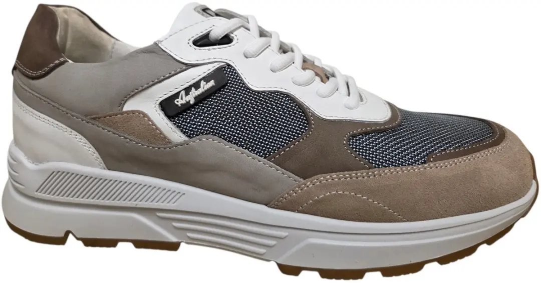 Australian Halifax KI5 Sneakers Grey Beige White Nubuck Heren Breedte H