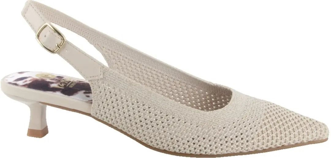La Strada 2403346-4021 BEIGE/GOLD KNITTED dames pumps maat 41 beige